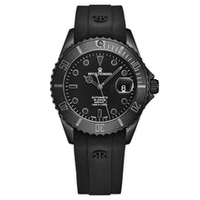 Load image into Gallery viewer, Revue Thommen Men's 'Diver' Black Dial Black Rubber Strap Swiss Automatic Watch 17571.2777