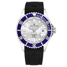 Load image into Gallery viewer, Revue Thommen Men's 'Diver' Silver Dial Rubber Strap Swiss Automatic Watch 17571.2825