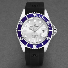 Load image into Gallery viewer, Revue Thommen Men's 'Diver' Silver Dial Rubber Strap Swiss Automatic Watch 17571.2825