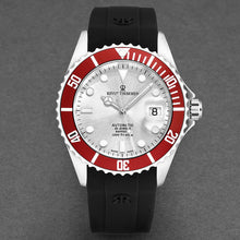 Load image into Gallery viewer, Revue Thommen Men's 'Diver' Silver Dial Rubber Strap Swiss Automatic Watch 17571.2826