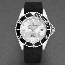 Load image into Gallery viewer, Revue Thommen Men's 'Diver' Silver Dial Rubber Strap Swiss Automatic Watch 17571.2827