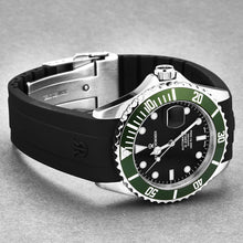 Load image into Gallery viewer, Revue Thommen Men's 'Diver' Black Dial Rubber Strap Swiss Automatic Watch 17571.2834