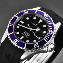 Load image into Gallery viewer, Revue Thommen Men's 'Diver' Black Dial Rubber Strap Swiss Automatic Watch 17571.2835