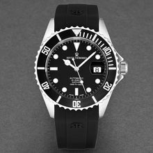 Load image into Gallery viewer, Revue Thommen Men's 'Diver' Black Dial Rubber Strap Swiss Automatic Watch 17571.2837