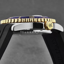 Load image into Gallery viewer, Revue Thommen Men's 'Diver' Blue Dial Black Rubber Strap Swiss Automatic Watch 17571.2845