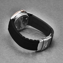 Load image into Gallery viewer, Revue Thommen Men's 'Diver' Black Dial Black Rubber Strap Swiss Automatic Watch 17571.2857