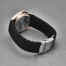 Load image into Gallery viewer, Revue Thommen Men's 'Diver' Blue Dial Black Rubber Strap Swiss Automatic Watch 17571.2865