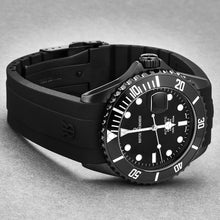 Load image into Gallery viewer, Revue Thommen Men's 'Diver' Black Dial Rubber Strap Swiss Automatic Watch 17571.2877