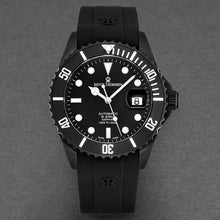 Load image into Gallery viewer, Revue Thommen Men's 'Diver' Black Dial Rubber Strap Swiss Automatic Watch 17571.2877