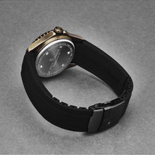 Load image into Gallery viewer, Revue Thommen Men's 'Diver' Blue Dial Black Rubber Gunmetal Automatic Watch 17571.2885