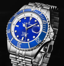 Load image into Gallery viewer, Revue Thommen Men's 'Diver' Blue Dial Stainless Steel Bracelet Swiss Automatic Watch 17571.2928