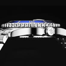 Load image into Gallery viewer, Revue Thommen Men's 'Diver' Blue Dial Stainless Steel Bracelet Swiss Automatic Watch 17571.2928
