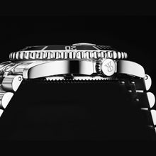 Load image into Gallery viewer, Revue Thommen Men's 'Diver' Black Dial Stainless Steel Bracelet Swiss Automatic Watch 17571.2937
