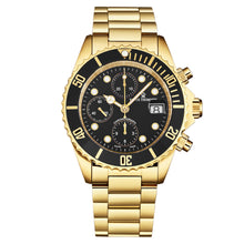 Load image into Gallery viewer, Revue Thommen Men's 'Diver' Black Dial Stainless Steel Chronograph Swiss Automatic Watch 17571.6117