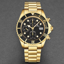 Load image into Gallery viewer, Revue Thommen Men's 'Diver' Black Dial Stainless Steel Chronograph Swiss Automatic Watch 17571.6117