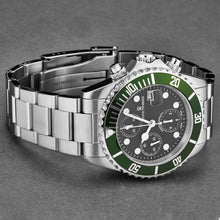 Load image into Gallery viewer, Revue Thommen Men's 17571.6134 'Divers' Black Dial Green Bezel Chronograph Automatic Watch
