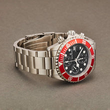 Load image into Gallery viewer, Revue Thommen Men's 17571.6136 'Diver' Black Dial Stainless Steel Chronograph Swiss Automatic Watch