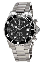 Load image into Gallery viewer, Revue Thommen Men's 17571.6137 'Diver' Black Dial Stainless Steel Chronograph Swiss Automatic Watch