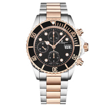 Load image into Gallery viewer, Revue Thommen Men's 17571.6157 'Diver' Black Dial Stainless Steel Chronograph Swiss Automatic Watch