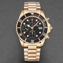 Load image into Gallery viewer, Revue Thommen Men's 17571.6167 'Diver' Black Dial Stainless Steel Chronograph Swiss Automatic Watch