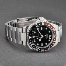 Load image into Gallery viewer, Revue Thommen Men's 'Diver' Black Dial Black and Brown Bezel GMT Automatic Watch 17572.2139