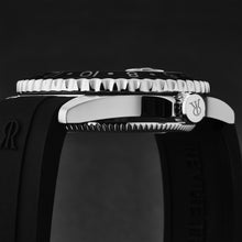 Load image into Gallery viewer, Revue Thommen Men's 'Diver' Black Dial Black Bezel Black Rubber Strap GMT Automatic Watch 17572.2837