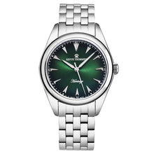 Load image into Gallery viewer, Revue Thommen Men's 'Heritage' Green Dial Stainless Steel Bracelet Automatic Watch 21010.2134