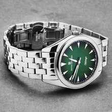 Load image into Gallery viewer, Revue Thommen Men's 'Heritage' Green Dial Stainless Steel Bracelet Automatic Watch 21010.2134