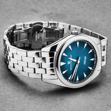 Load image into Gallery viewer, Revue Thommen Men's 'Heritage' Blue Dial Stainless Steel Bracelet Automatic Watch 21010.2135