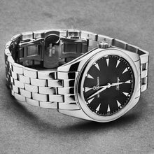Load image into Gallery viewer, Revue Thommen Men's 'Heritage' Black Dial Stainless Steel Bracelet Automatic Watch 21010.2138