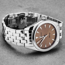 Load image into Gallery viewer, Revue Thommen Men's 'Heritage' Salmon Dial Stainless Steel Bracelet Automatic Watch 21010.2139