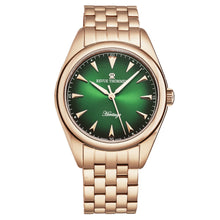 Load image into Gallery viewer, Revue Thommen Men's 'Heritage' Green Dial Stainless Steel Bracelet Automatic Watch 21010.2164