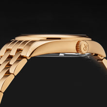 Load image into Gallery viewer, Revue Thommen Men's 'Heritage' GMT Blue Dial Stainless Steel Bracelet Swiss Automatic Watch 21010.2365