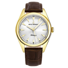 Load image into Gallery viewer, Revue Thommen Men's 'Heritage' Silver Dial Brown Leather Strap Automatic Watch 21010.2512