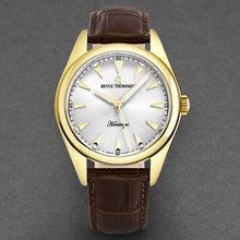 Load image into Gallery viewer, Revue Thommen Men's 'Heritage' Silver Dial Brown Leather Strap Automatic Watch 21010.2512