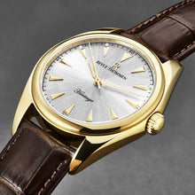 Load image into Gallery viewer, Revue Thommen Men's 'Heritage' Silver Dial Brown Leather Strap Automatic Watch 21010.2512