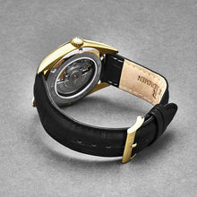 Load image into Gallery viewer, Revue Thommen Men's 'Heritage' Black Dial Black Leather Strap Automatic Watch 21010.2517