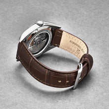 Load image into Gallery viewer, Revue Thommen Men's 'Heritage' Grey Dial Brown Leather Strap Automatic Watch 21010.2521