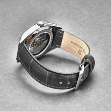 Load image into Gallery viewer, Revue Thommen Men's 'Heritage' Grey Dial Grey Leather Strap Automatic Watch 21010.2522