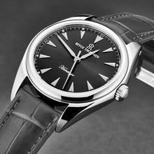 Load image into Gallery viewer, Revue Thommen Men's 'Heritage' Grey Dial Grey Leather Strap Automatic Watch 21010.2522