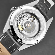 Load image into Gallery viewer, Revue Thommen Men's 'Heritage' Grey Dial Grey Leather Strap Automatic Watch 21010.2522
