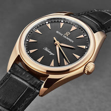 Load image into Gallery viewer, Revue Thommen Men's 'Heritage' Grey Dial Black Leather Strap Automatic Watch 21010.2561