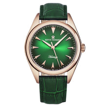 Load image into Gallery viewer, Revue Thommen Men's 'Heritage' Green Dial Green Leather Strap Automatic Watch 21010.2564