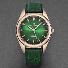 Load image into Gallery viewer, Revue Thommen Men's 'Heritage' Green Dial Green Leather Strap Automatic Watch 21010.2564