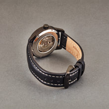 Load image into Gallery viewer, Revue Thommen Men&#39;s 16052.2577 &#39;Air speed&#39; Black Dial Leather Strap Swiss Automatic Watch
