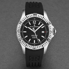 Load image into Gallery viewer, Revue Thommen Men&#39;s &#39;Air speed&#39; Black Dial  Black Rubber Strap Automatic Watch 16070.4637
