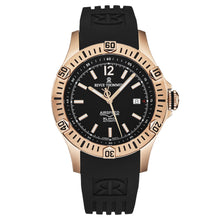 Load image into Gallery viewer, Revue Thommen Men&#39;s &#39;Air speed&#39; Black Dial Black Rubber Strap Automatic Watch 16070.4667
