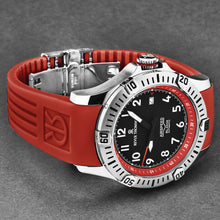 Load image into Gallery viewer, Revue Thommen Men&#39;s &#39;Air speed&#39; Black Dial Red Rubber Strap Automatic Watch 16070.4736
