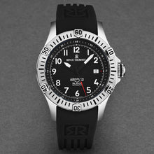 Load image into Gallery viewer, Revue Thommen Men&#39;s &#39;Air speed&#39; Black Dial Black Rubber Strap Automatic Watch 16070.4737
