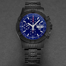 Load image into Gallery viewer, Revue Thommen Men&#39;s 16071.6176 &#39;Air Speed&#39; Blue Dial Chronograph Day-Date Swiss Automatic Watch
